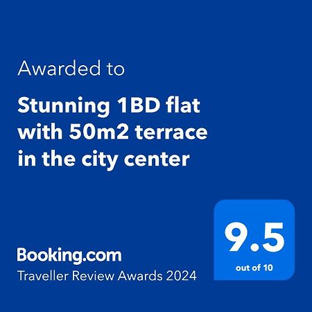 Stunning 1Bd Flat With 50M2 Terrace In The City Center Bucharest Luaran gambar